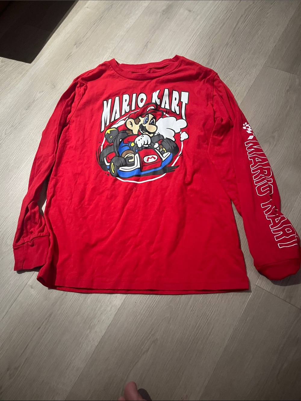 Kids' Long Sleeve Tee - Red